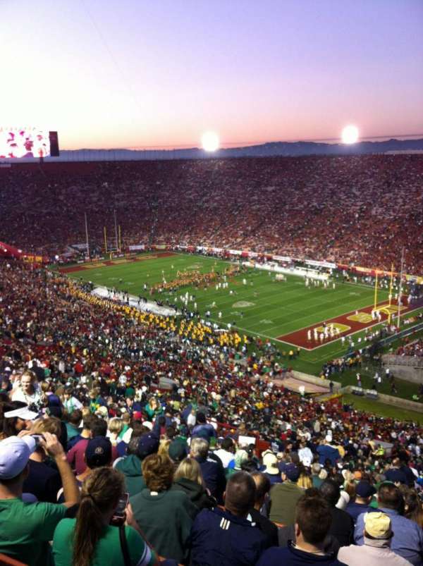 Los Angeles Memorial Coliseum, section: 301, row: 25, seat: 44