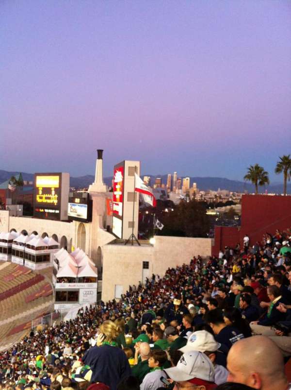 Los Angeles Memorial Coliseum, section: 301, row: 25, seat: 44