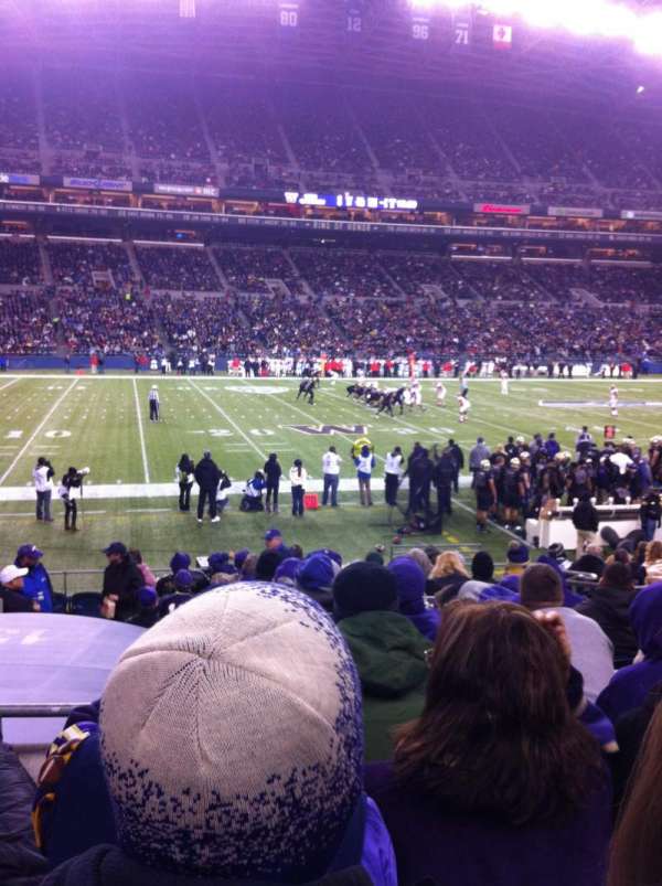 Lumen Field, section: 138, row: P, seat: 7