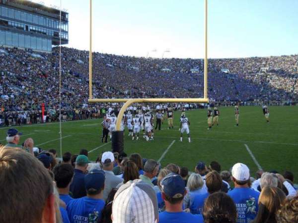 Notre Dame Stadium, section: 18, row: 7, seat: 14