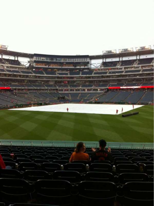 Nationals Park, section: 142, row: N, seat: 17