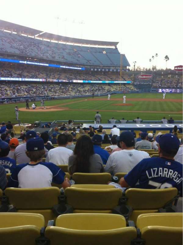 Dodger Stadium, section: 16FD, row: P, seat: 7