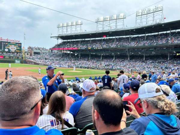 Wrigley Field, section: 109, row: 6, seat: 10