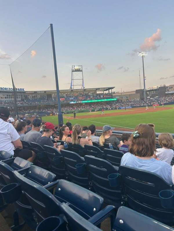 First Horizon Park, section: 122, row: M, seat: 1