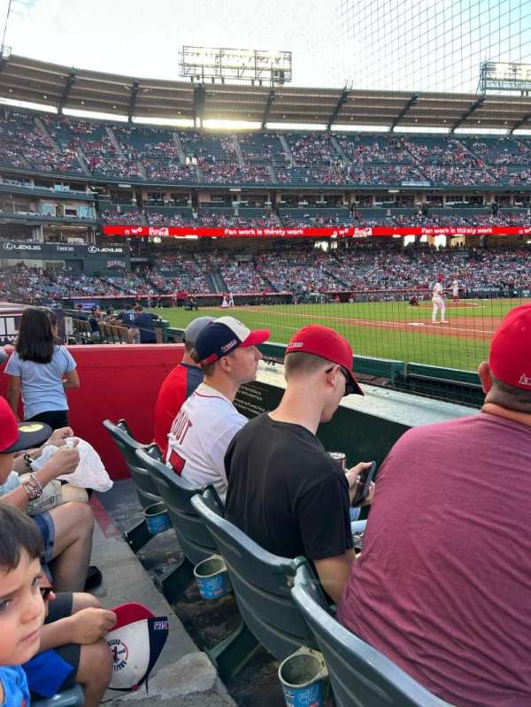 Angel Stadium, section: 127, row: B, seat: 6