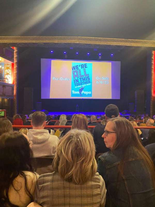 The Vic Theatre, section: Floor Center 3, row: Q, seat: 16