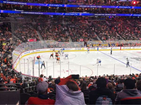 Xfinity Mobile Arena, section: C11, row: 1, seat: 1