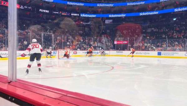 Xfinity Mobile Arena, section: 112, row: 1, seat: 9