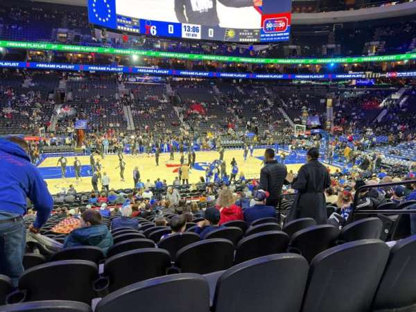 Xfinity Mobile Arena, section: 112, row: 18, seat: 13