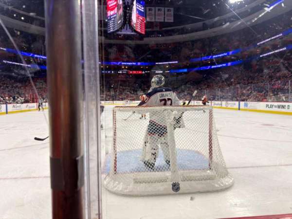 Xfinity Mobile Arena, section: 107, row: 1, seat: 5