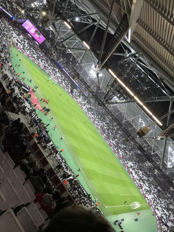 London Stadium, section: 213, row: 66, seat: 289