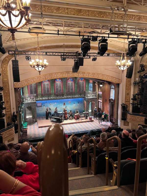 Gerald Schoenfeld Theatre, section: Mezzanine L, row: J, seat: 1