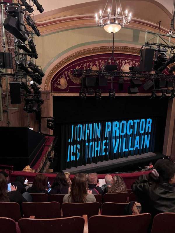 Booth Theatre, section: Mezzanine L, row: F, seat: 17