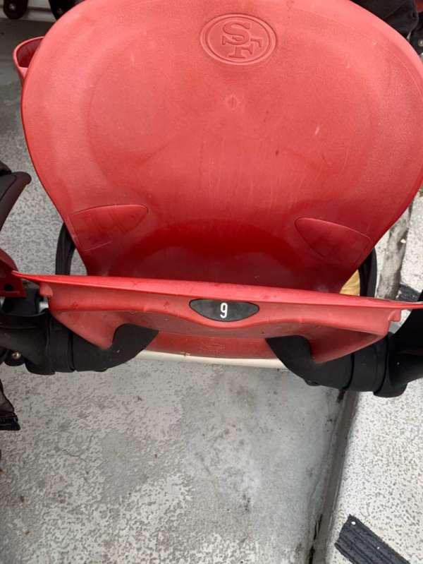 Levi's Stadium, section: 124, row: 1, seat: 9