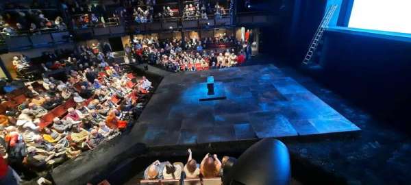 Royal Shakespeare Theatre, section: Circle, row: A, seat: 11