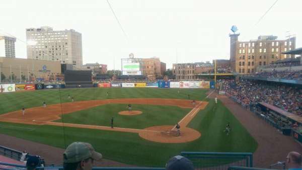 Fifth Third Field, section: 207, row: E, seat: 1