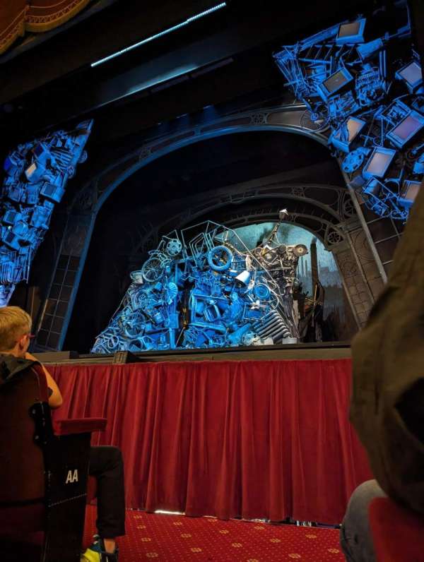Palace Theatre, Manchester, section: Stalls, row: A, seat: 12