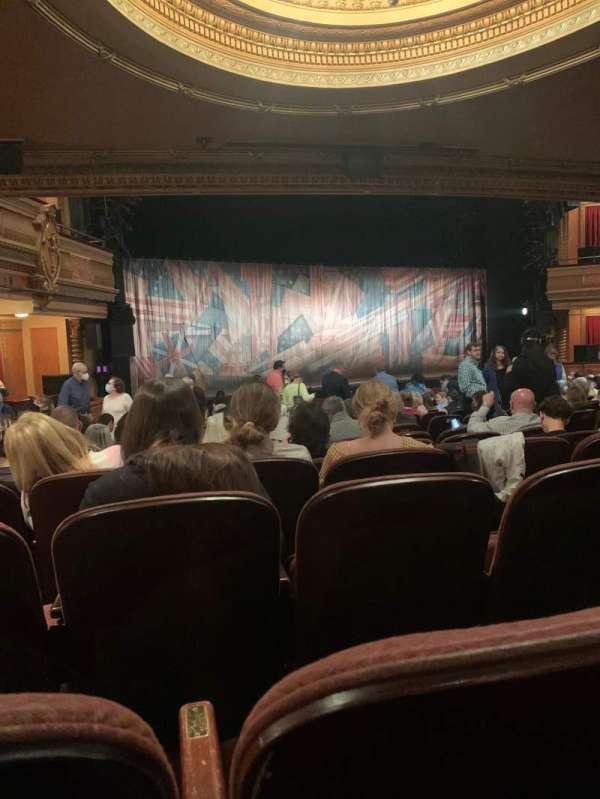 Todd Haimes Theatre, section: Orchestra L, row: P, seat: 13