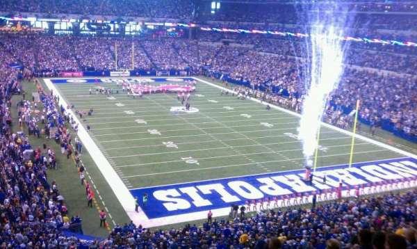 Lucas Oil Stadium, section: 429, row: 1, seat: 8