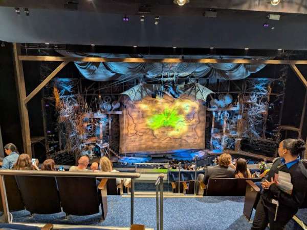 Gershwin Theatre, section: Rear Mezzanine L, row: G, seat: 1