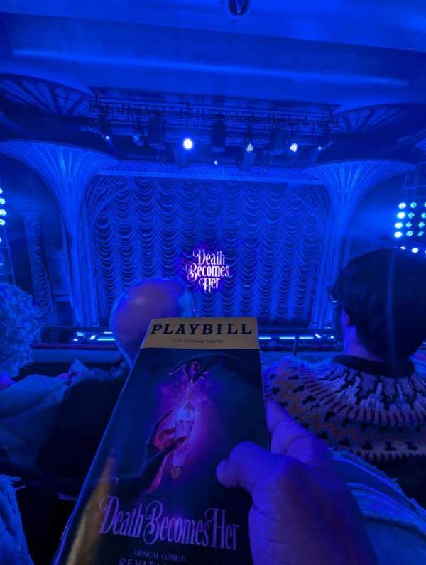 Lunt-Fontanne Theatre, section: Front Mezzanine C, row: B, seat: 106
