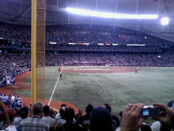 Tropicana Field, section: 140, row: U, seat: 10