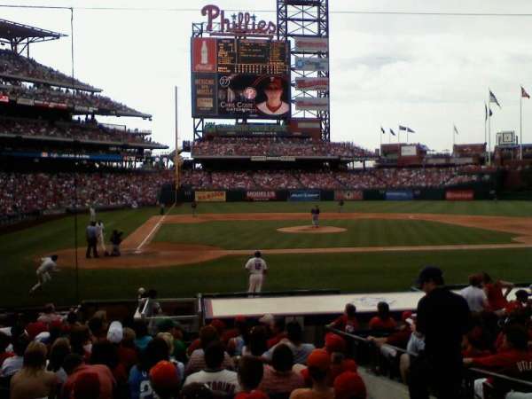 Citizens Bank Park, section: Diamond Club G, row: 8, seat: 8