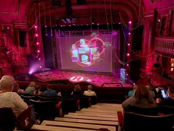 Dominion Theatre, section: Circle, row: G, seat: 12