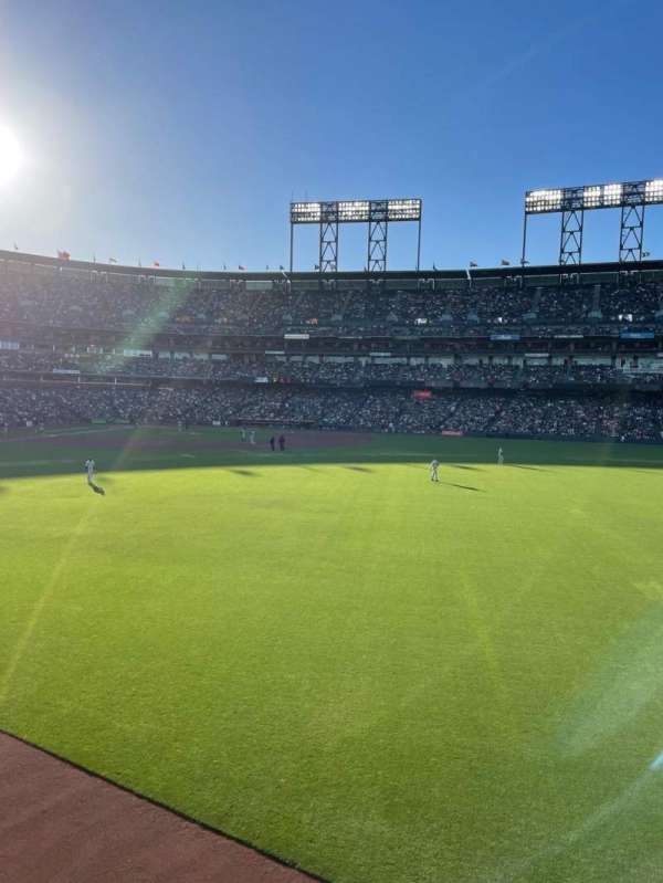 Oracle Park, section: 145, row: 1, seat: 18