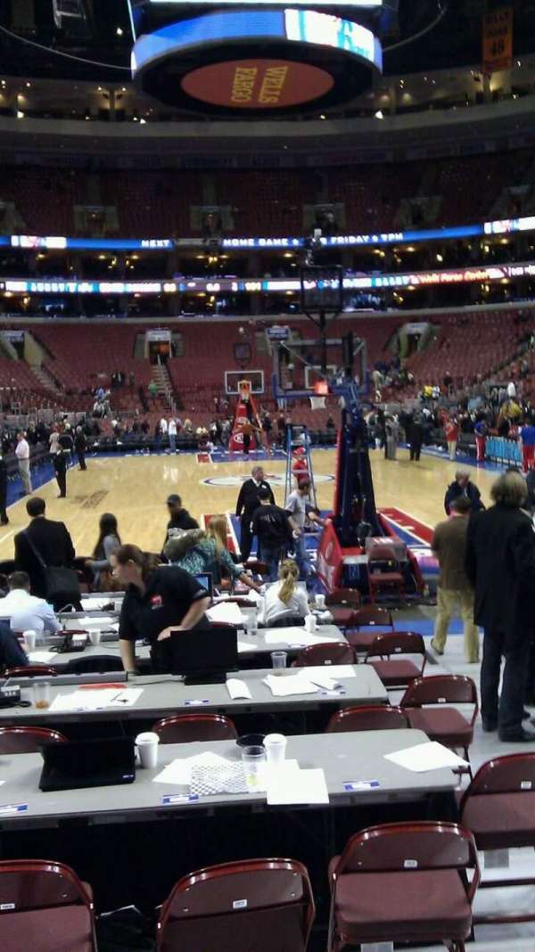 Xfinity Mobile Arena, section: 119, row: 2, seat: 4