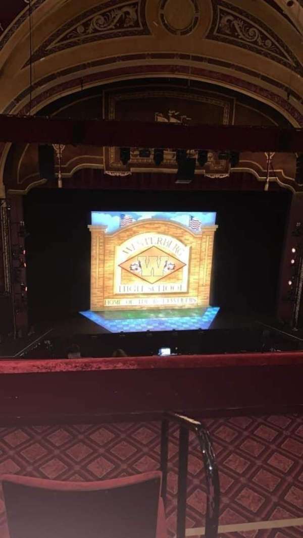 Liverpool Empire, section: Circle, row: I, seat: 54