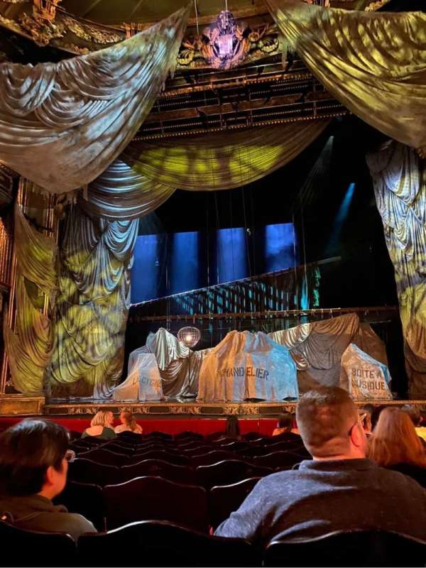 His Majesty's Theatre, London, section: Stalls, row: K, seat: 18