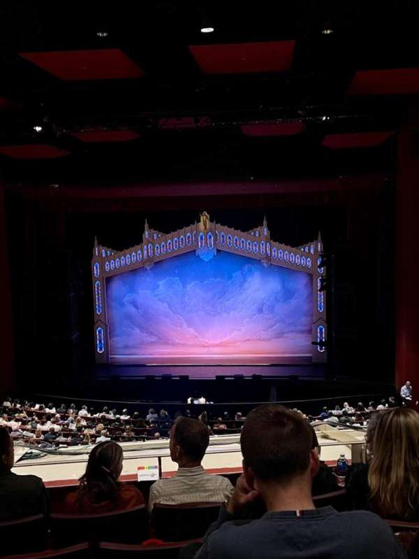 San Diego Civic Theatre, section: Mezzanine R, row: T, seat: 14