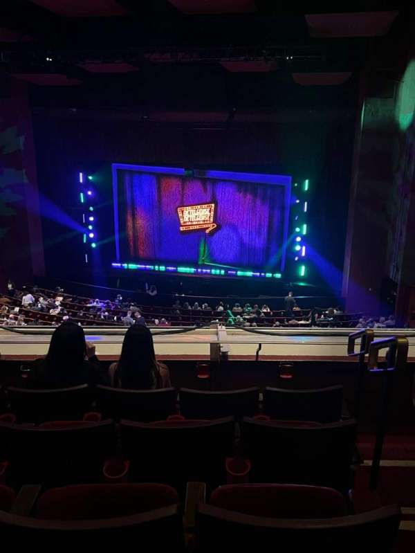 San Diego Civic Theatre, section: Mezzanine R, row: T, seat: 28