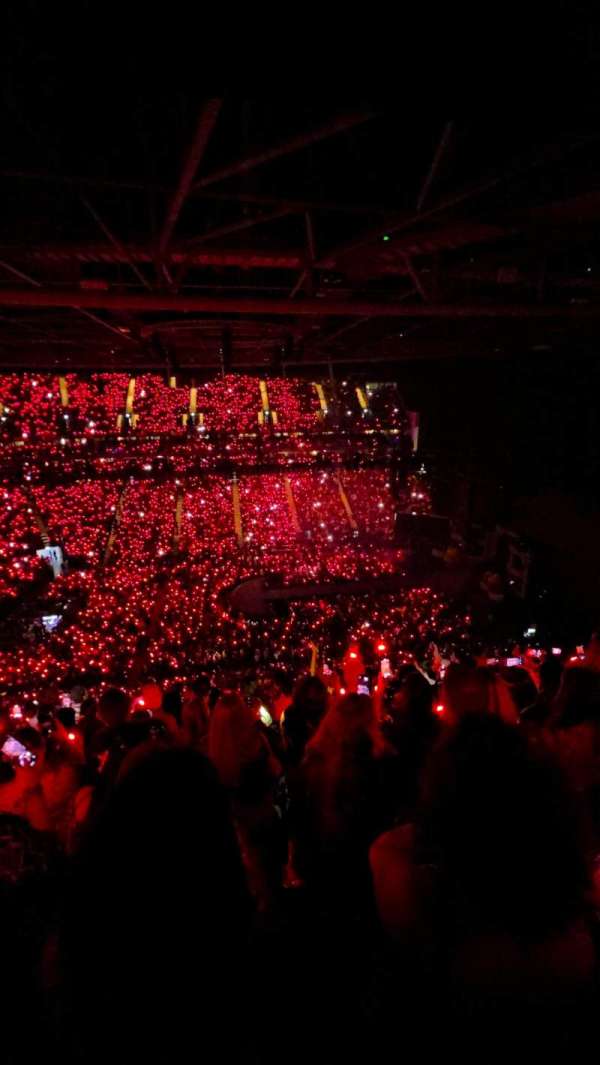 The O2, London, section: 419, row: K, seat: 917