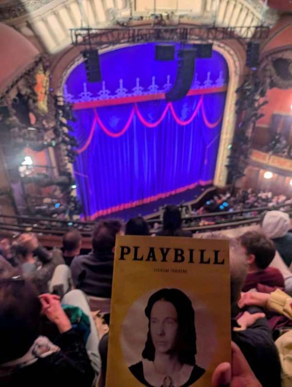Lyceum Theatre, Broadway, section: Balcony L, row: D, seat: 17