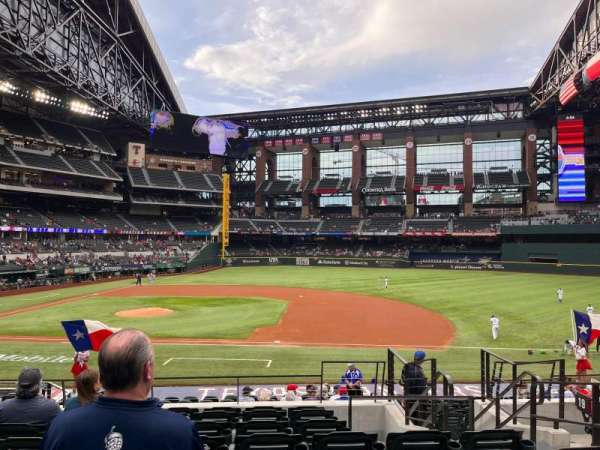 Globe Life Field, section: 19, row: 16, seat: 15