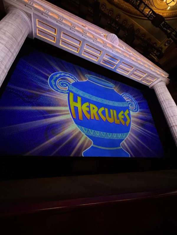 Theatre Royal Drury Lane, section: Stalls, row: A, seat: 33