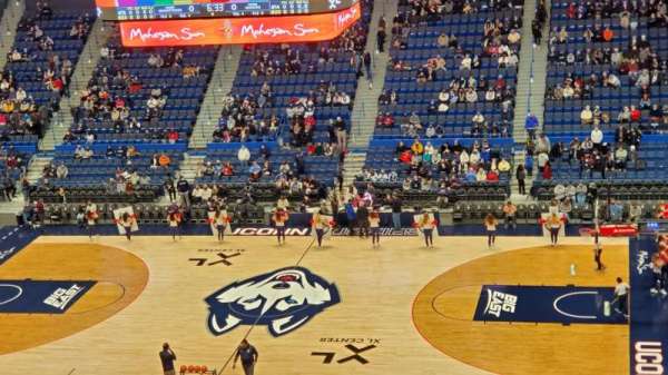 PeoplesBank Arena, section: 214, row: P, seat: 7