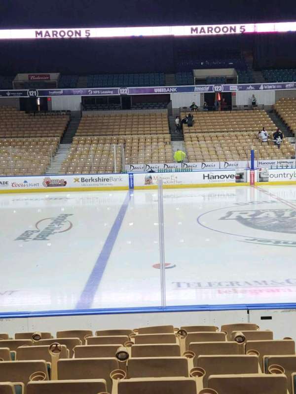 DCU Center, section: 109, row: LL, seat: 3