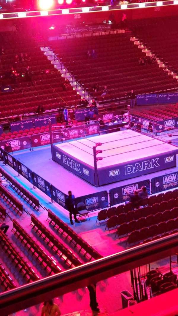 Mohegan Sun Arena, section: 108, row: B, seat: 17