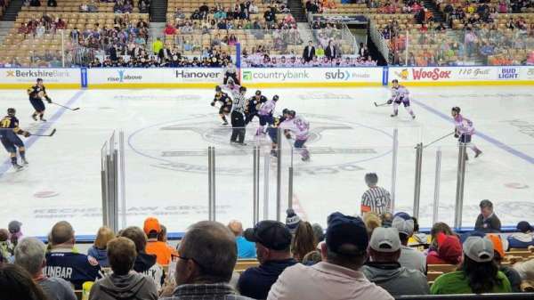 DCU Center, section: 108, row: E, seat: 7