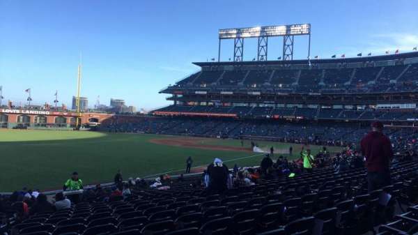 Oracle Park, section: 132, row: 26, seat: 11