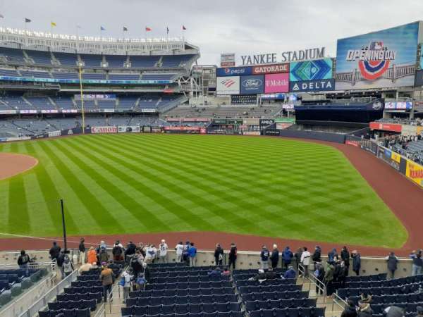 Yankee Stadium, section: 210, row: 1, seat: 1