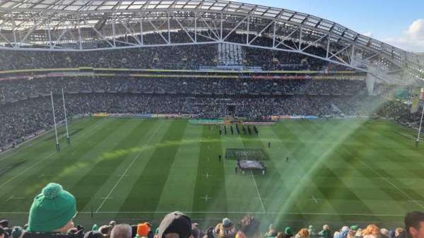 Aviva Stadium, section: 505, row: Q, seat: 15