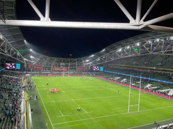 Aviva Stadium, section: 517, row: A, seat: 27