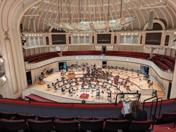 Orchestra Hall, Chicago, section: Lower Balcony Center Right, row: E, seat: 120