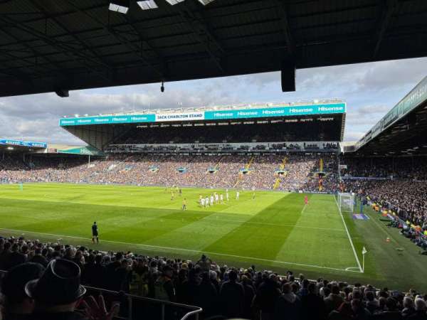 Elland Road, section: B2, row: D, seat: 50