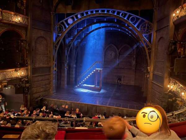 Palace Theatre, West End, section: Dress Circle, row: B, seat: 13