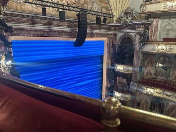 Novello Theatre, section: Grand Circle, row: Aa, seat: 15